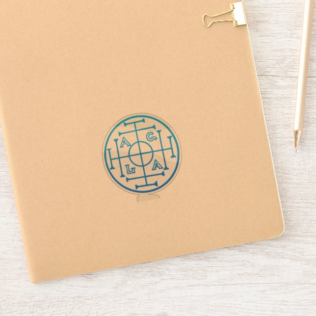 Pegatina Símbolo de buena suerte, antiguo símbolo pagano, d (Cuaderno)