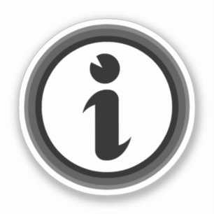 Pegatina Símbolo de Información