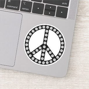 Pegatina Símbolo de la paz de Daisy