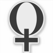 Símbolo de planeta Venus (negro)