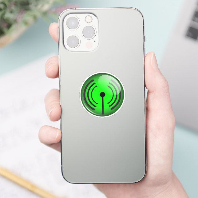 Pegatina Símbolo de Wi-Fi (Teléfono)