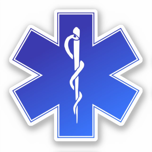 Pegatina Símbolo médico de SEM (Anverso)
