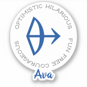 Pegatina Símbolo zodiaco sagittarius