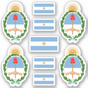 Pegatina Símbolos del estado argentino / escudo de armas y 