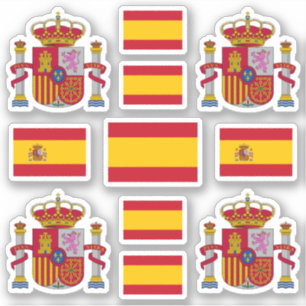 Pegatina Símbolos del Estado español / escudo de armas y 