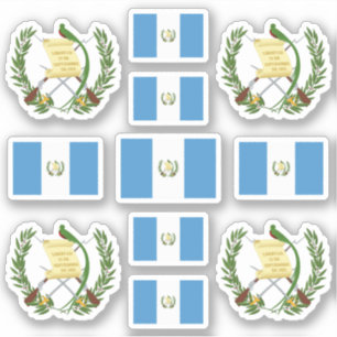 Pegatina Símbolos del estado guatemalteco / escudo de arma