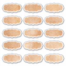 Simple artesanía de época Papel de cocina en blanc