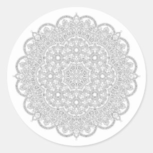 Pegatina simple de Mandala