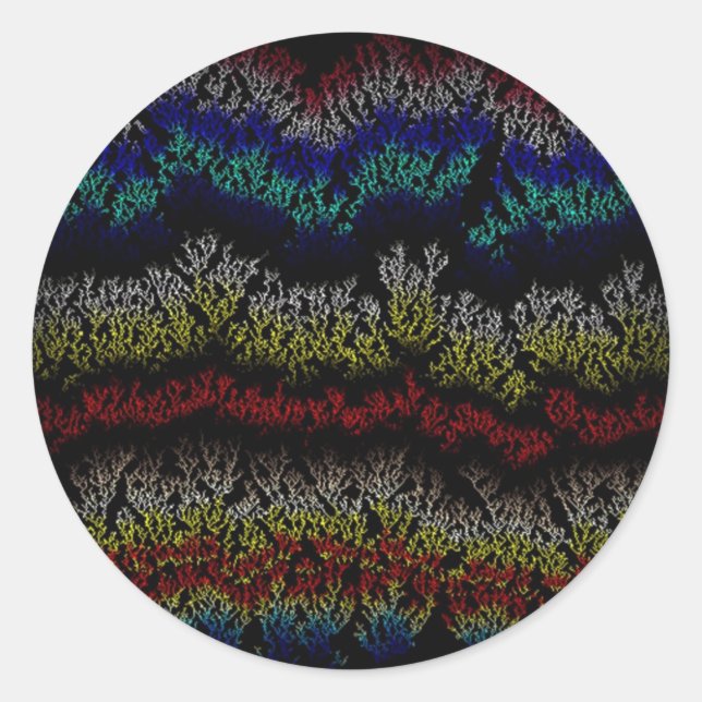 Pegatina Simulado de Crecimiento Coral (Anverso)