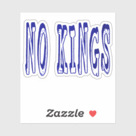 Pegatina Sin reyes, anti Trump, vintage, retro , regalos