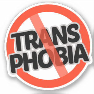 Pegatina Sin transfobia