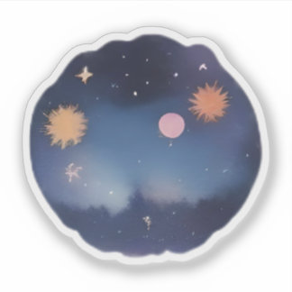 Pegatina Sinfonía celeste de luz