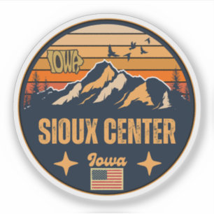 Pegatina Sioux Center, Iowa
