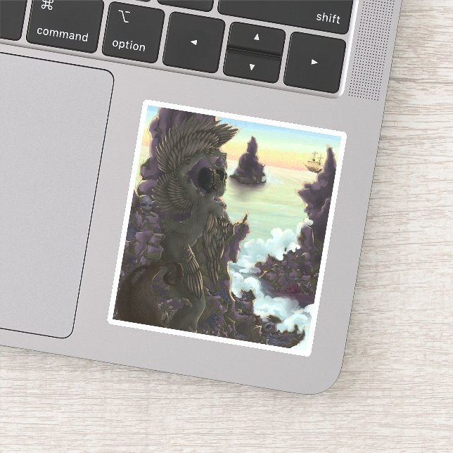 Pegatina Siren Stones (Detalle)