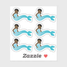 Sirena azul afroamericana