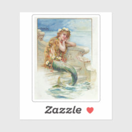 Pegatina Sirena pequeña, por Hans Christian Andersen (1805-