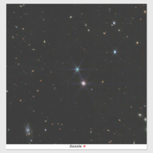 Pegatina Sistema de Anillo Neptuno cientos de galaxias Webb