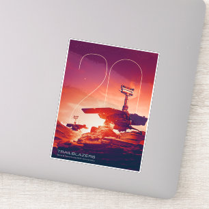 Pegatina Sistema solar, 20 años de espíritu y oportunidad