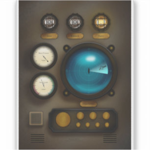 Pegatina Sistema sonar del panel de control de buques 3:4 S