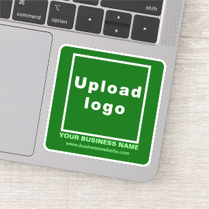 Pegatina Sitio web de negocios en Green Square Vinyl Pegati