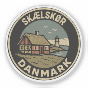 Pegatina Skælskør, Dinamarca Danmark 