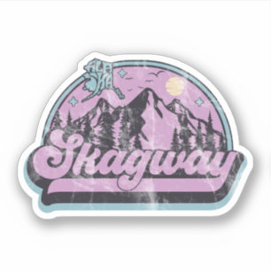 Pegatina Skagway, Alaska