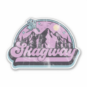 Pegatina Skagway, Alaska