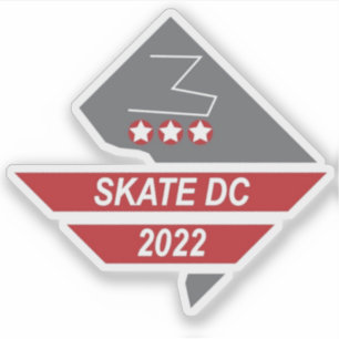 Pegatina Skate DC 2022 Weekend