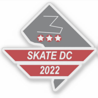 Pegatina Skate DC 2022 Weekend