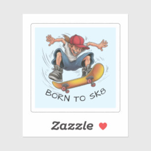 Pegatina Skater Boy Skateboarding