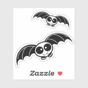 Pegatina Skeleton Bats Halloween