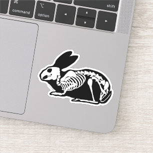 Pegatina Skeleton Rabbit