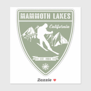 Pegatina Ski Mammoth Lakes California
