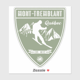 Pegatina Ski Mont-Tremblant Quebec