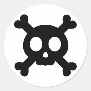 Pegatina Skull and Crossbone