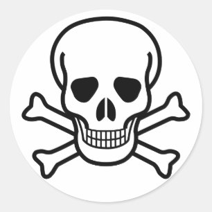 Pegatina Skull and Crossbone