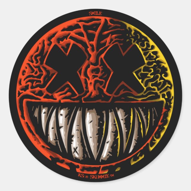 Pegatina Skummie Smile (Anverso)
