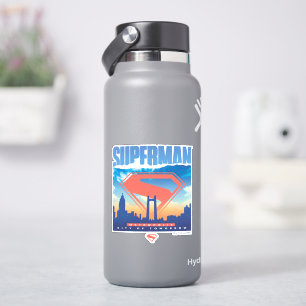 Pegatina Skyline de Superman Metropolis