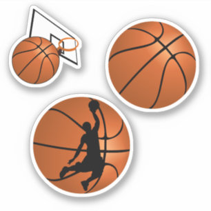 Pegatina ¡SLAM DUNK! Jugador de Baloncesto Deportes