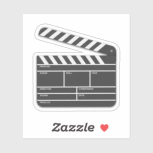 Pegatina Slate de película en blanco