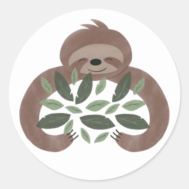 Pegatina Sloth (Anverso)