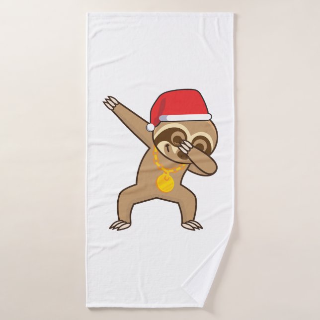 Pegatina Sloth Dab (Toalla de baño)