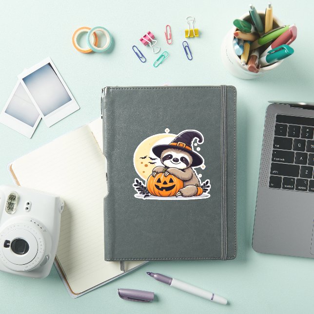 Pegatina Sloth Halloween Motif Cute Classic T-Shirt (Funda para iPad)