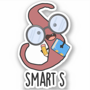 Pegatina Smart S Funny Alphabet Pun