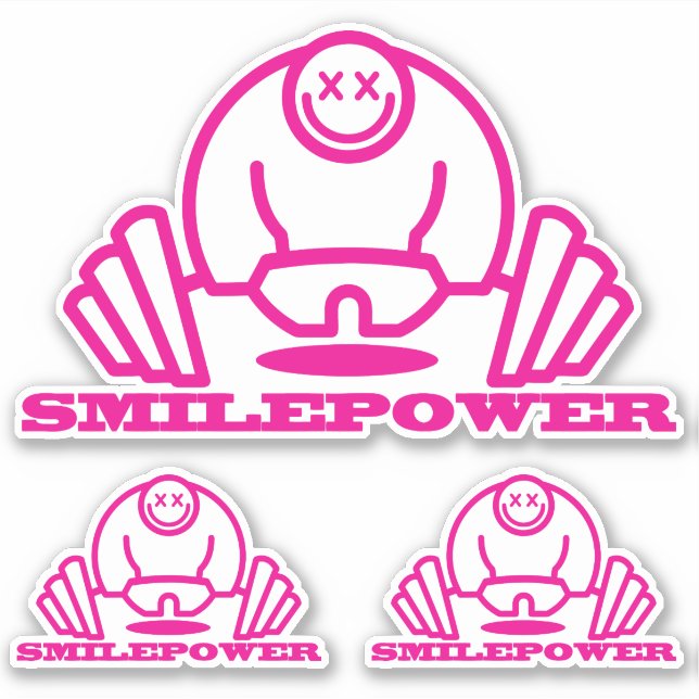 Pegatina SmilePower (Anverso)