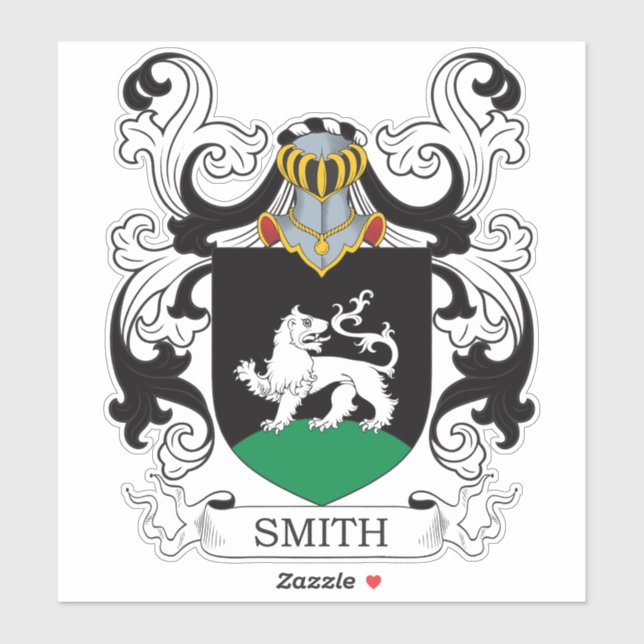 Pegatina Smith Family Crest (Hoja)