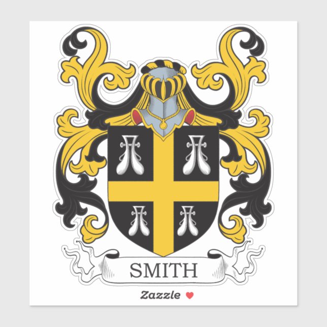 Pegatina Smith Family Crest (Hoja)