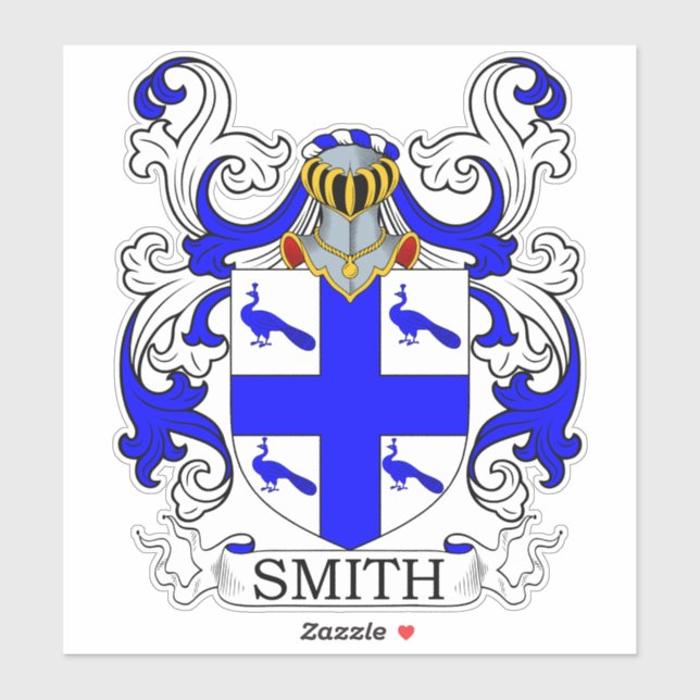 Pegatina Smith Family Crest (Hoja)