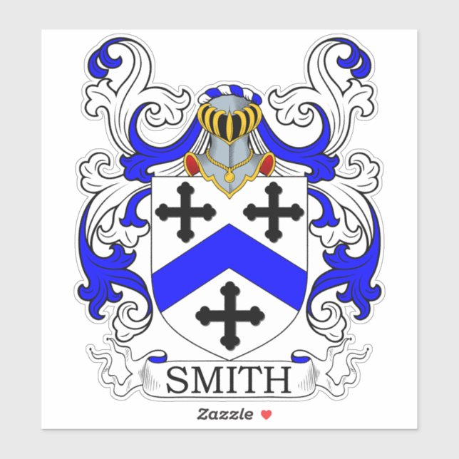 Pegatina Smith Family Crest (Hoja)
