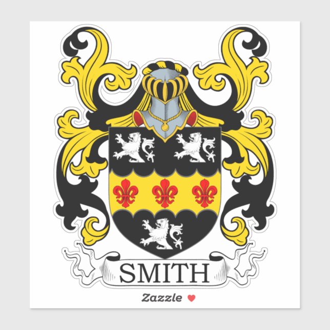 Pegatina Smith Family Crest (Hoja)